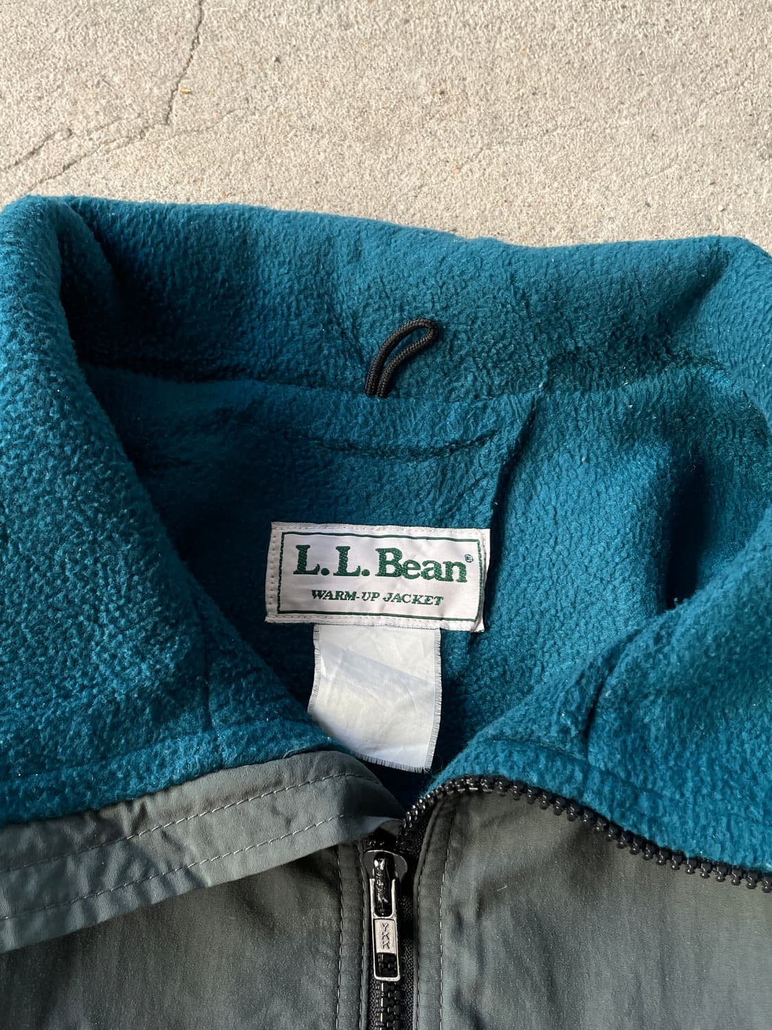80-90s L.L. bean Warm-up Jacket charcoal 상품이미지5