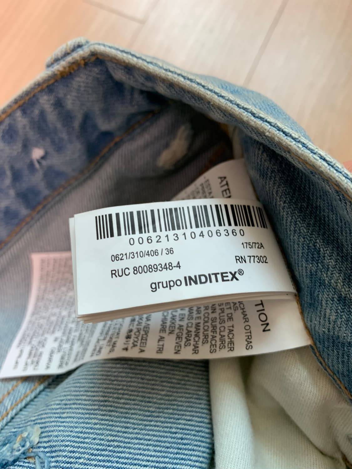 Zara 루즈핏 청바지 eu36 kr29 상품이미지5