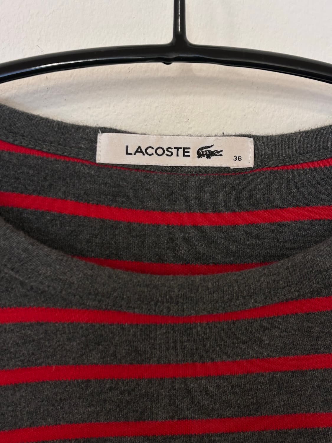 라코스테 스트라이프 티셔츠 36 (실측 여성90) 상품이미지2