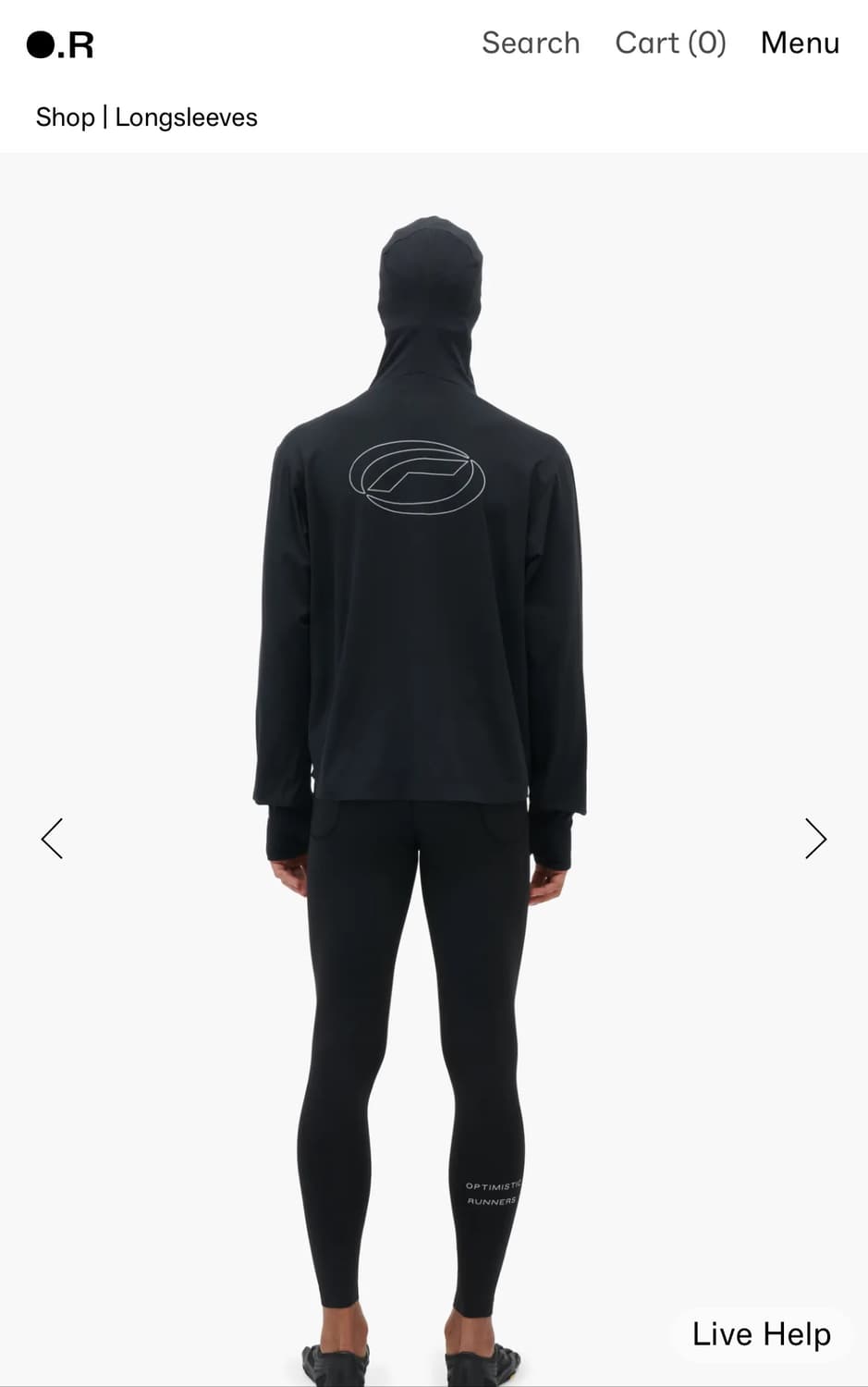 [XL] OPTIMISTIC RUNNERS 바라클라바 후디 상품이미지3