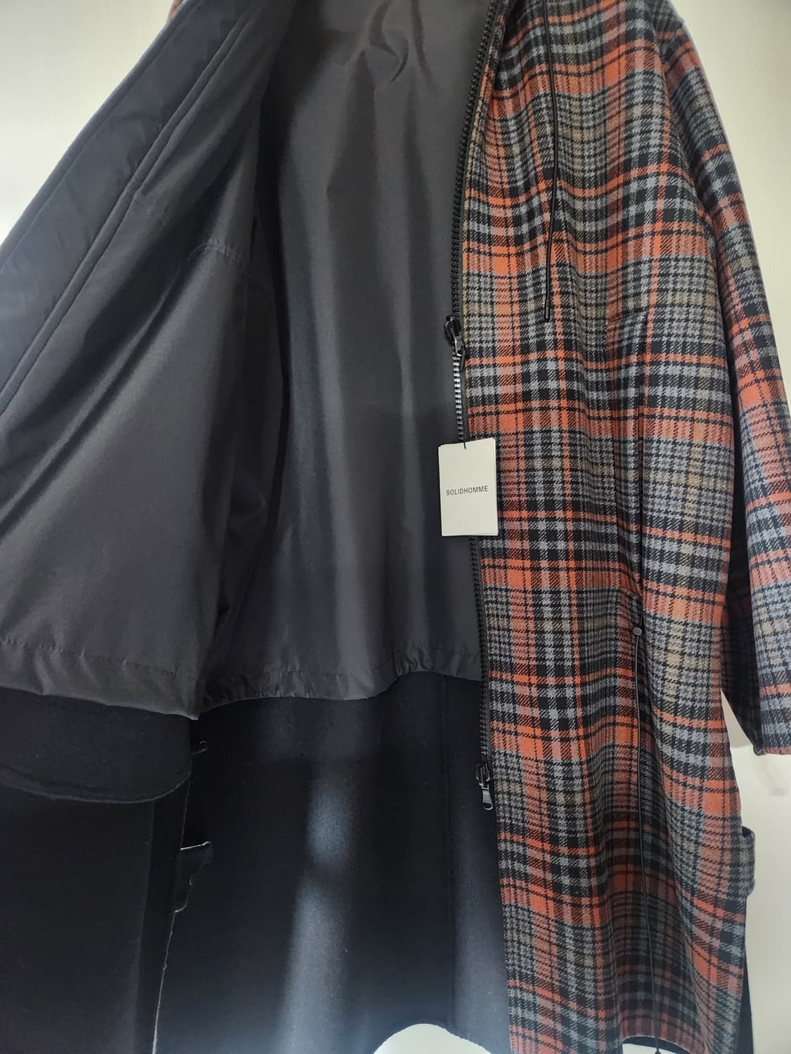 새상품 SOLID HOMME 솔리드옴므 솔옴 컬렉션 158만원 코트 50 상품이미지4