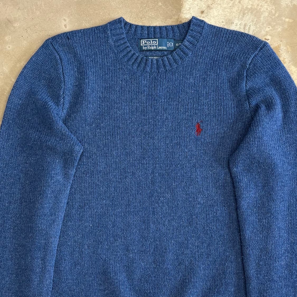 S 폴로랄프로렌 다크블루 코튼 니트 상품이미지1