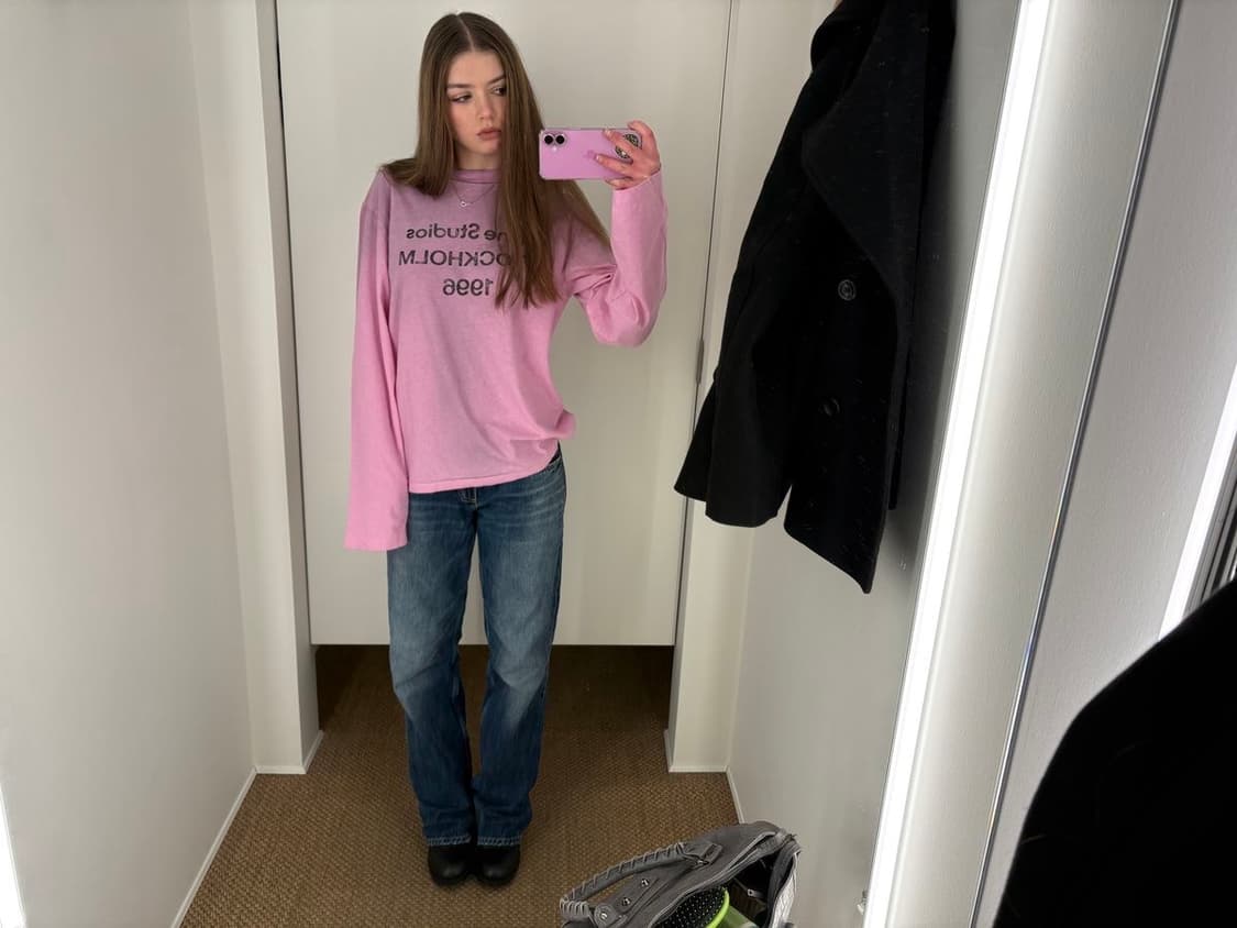 Acne studios 아크네 로고 롱 슬리브 상품이미지2