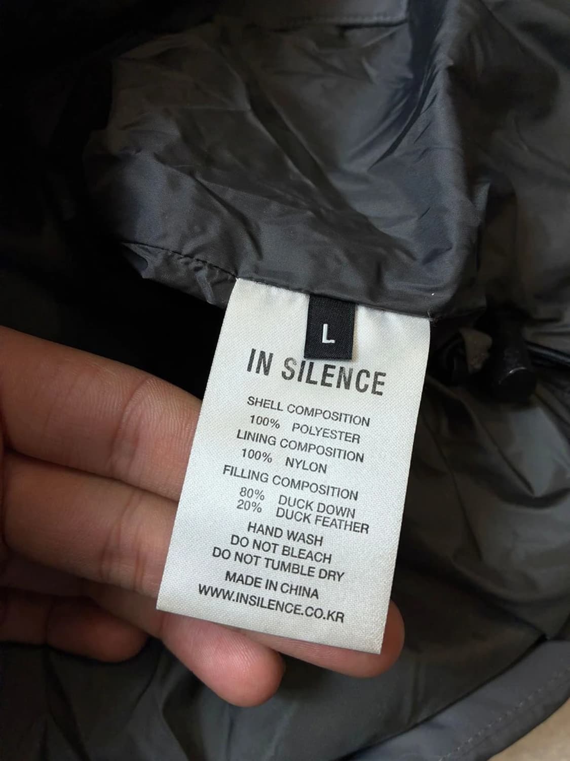인사일런스 덕다운 푸퍼 패딩 PN7175 상품이미지7