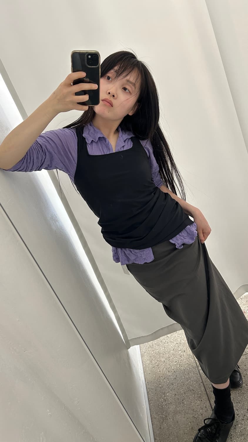 Issey Miyake slit skirt 상품이미지2