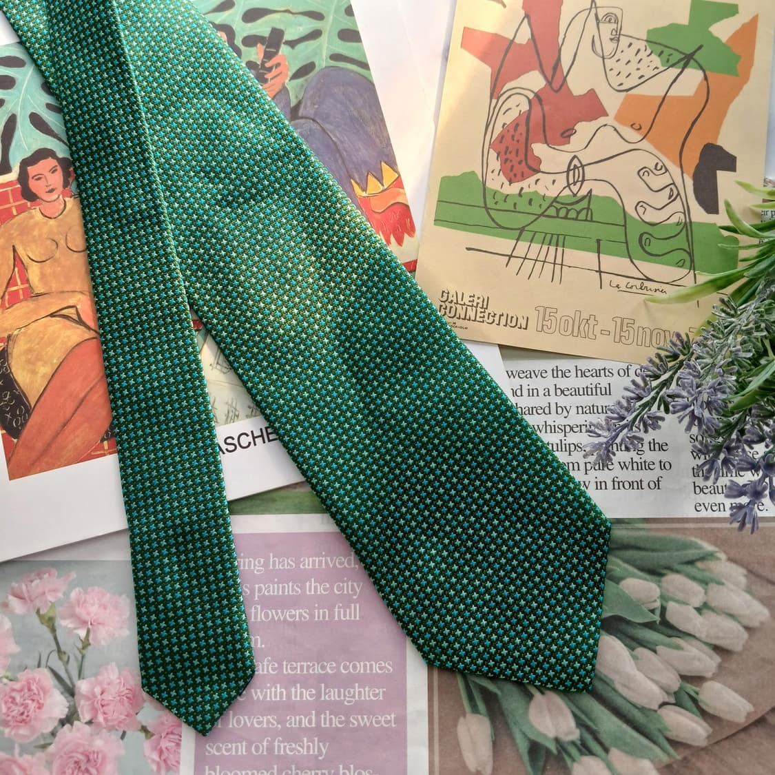 메트로시티 실크 마이크로 패턴 넥타이 8.5cm A+등급 A18628
 상품이미지3