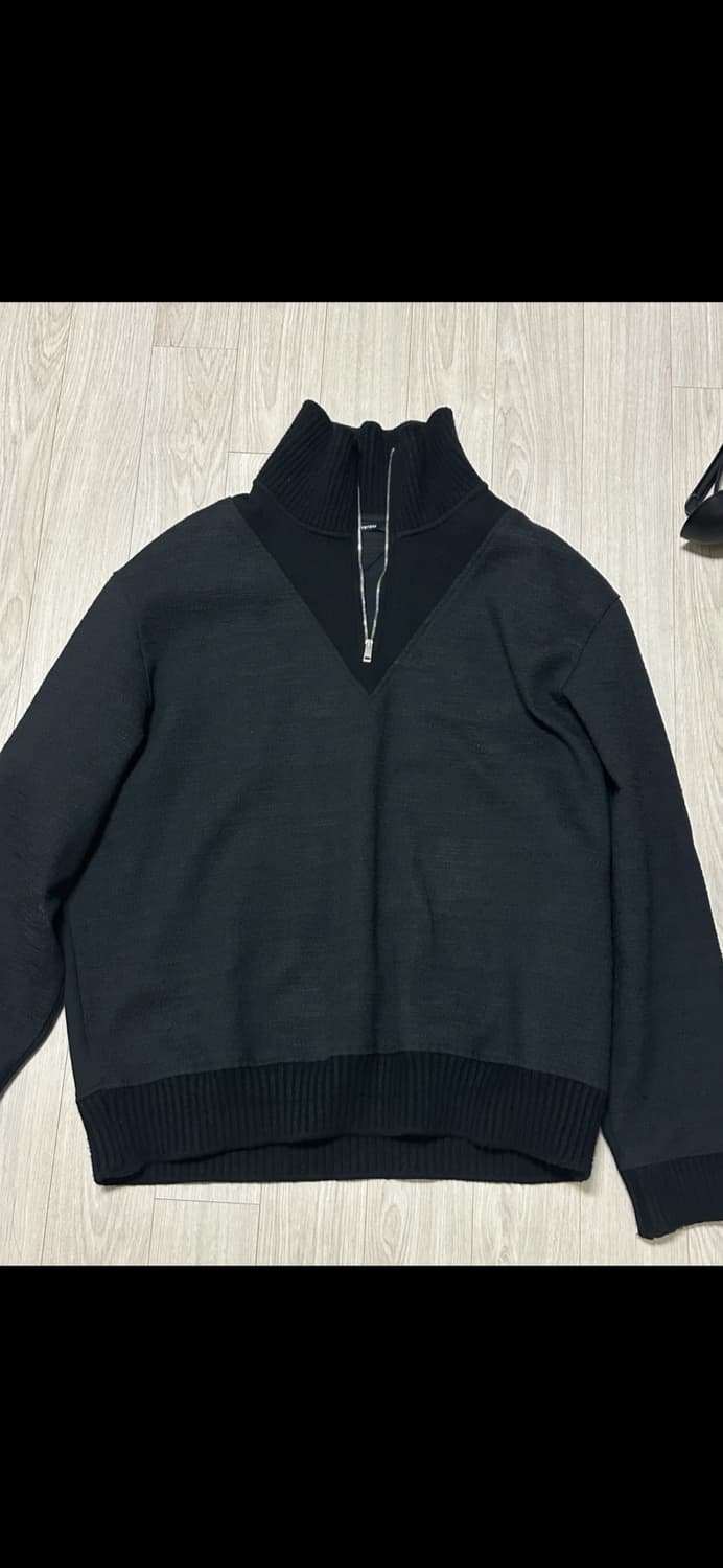 시스템옴므 텍스처 하프집업 탑 105 상품이미지2