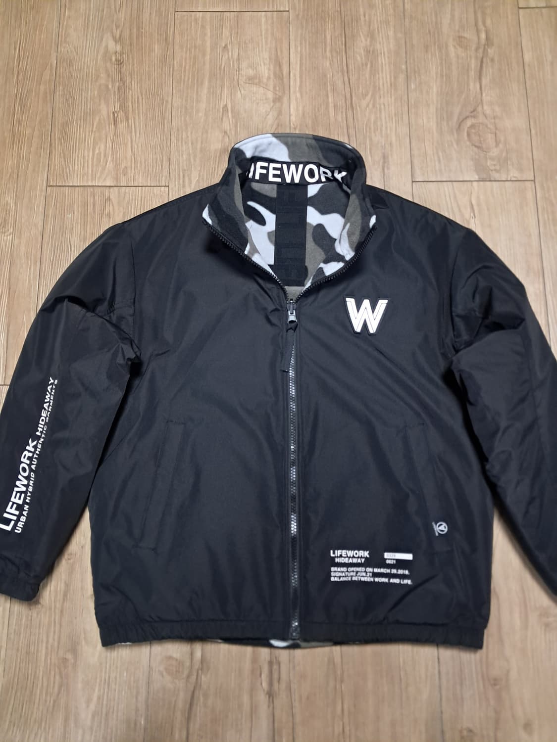 라이프워크 양면 패딩 M 상품이미지6