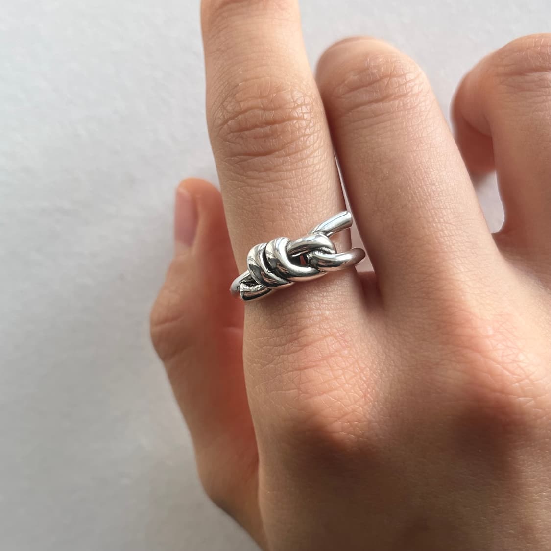 매듭 볼드 반지 상품이미지1