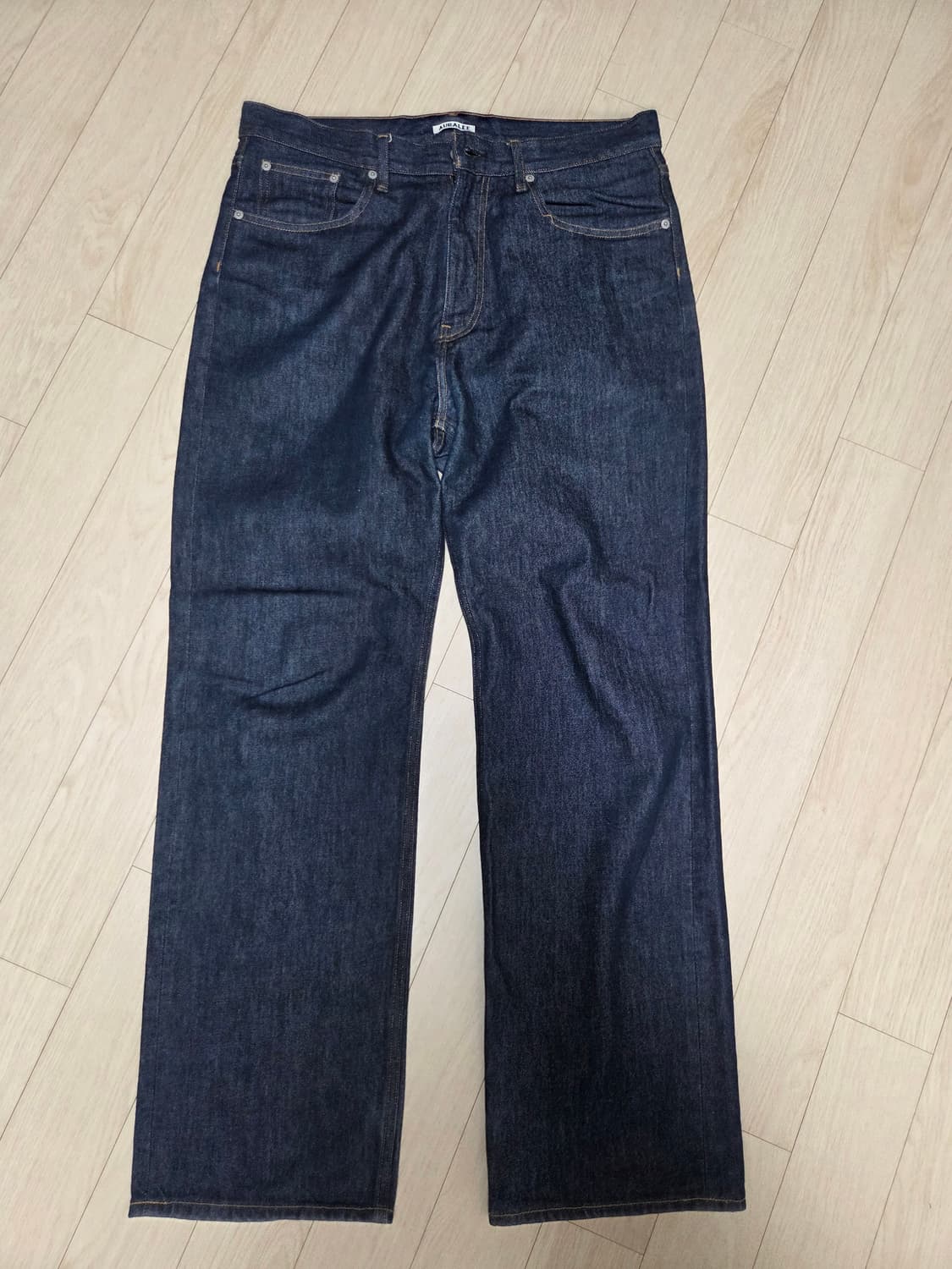 오라리 하드 트위스트 데님 팬츠 상품이미지1