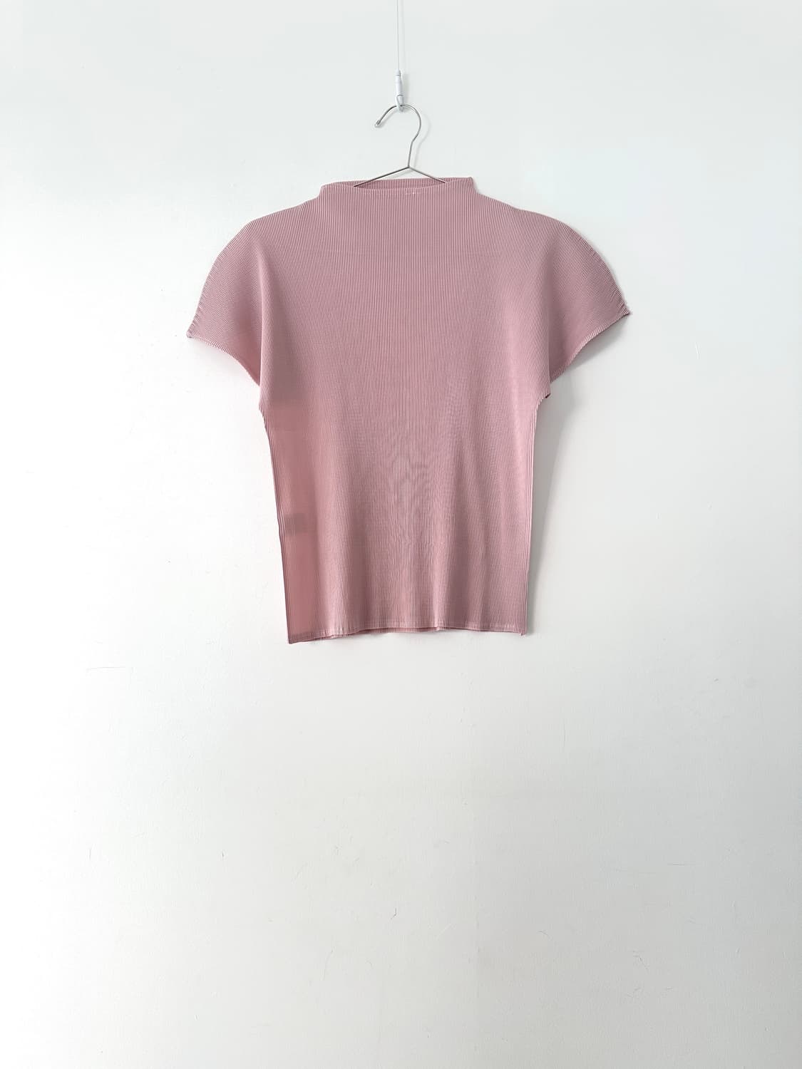 Basic high neck pleats top 상품이미지1