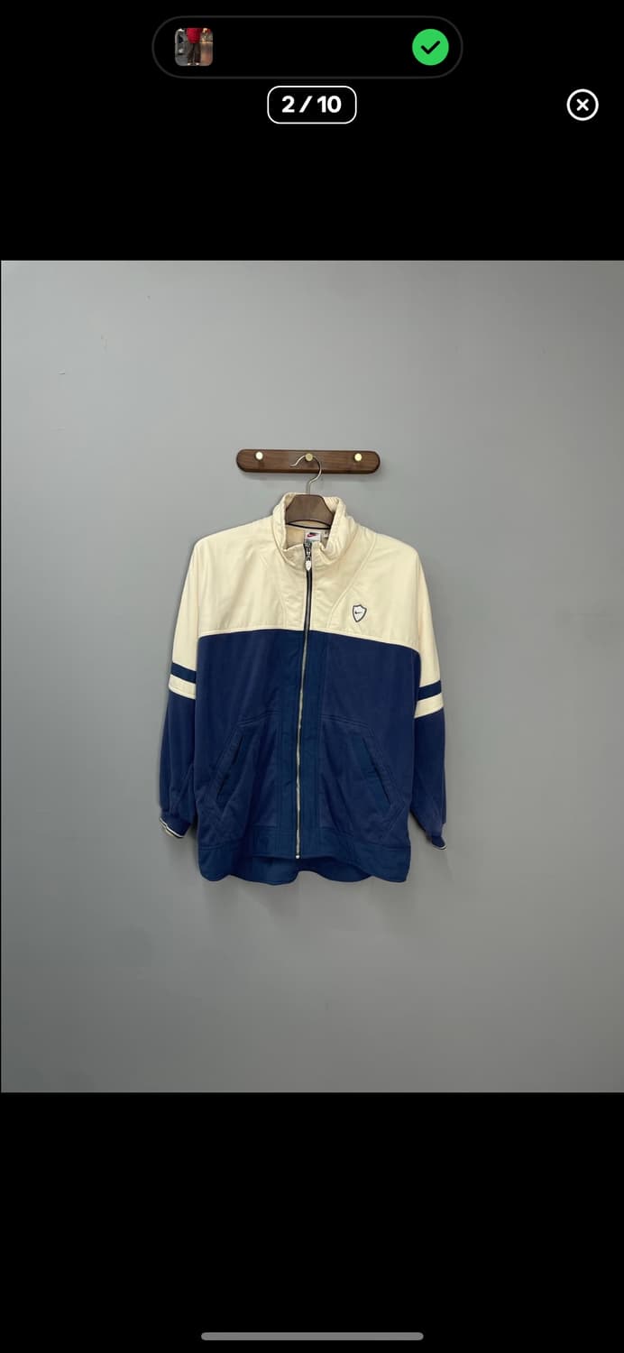 나이키 90s 실버태그 자수로고 스웨터자켓 A3053 상품이미지2