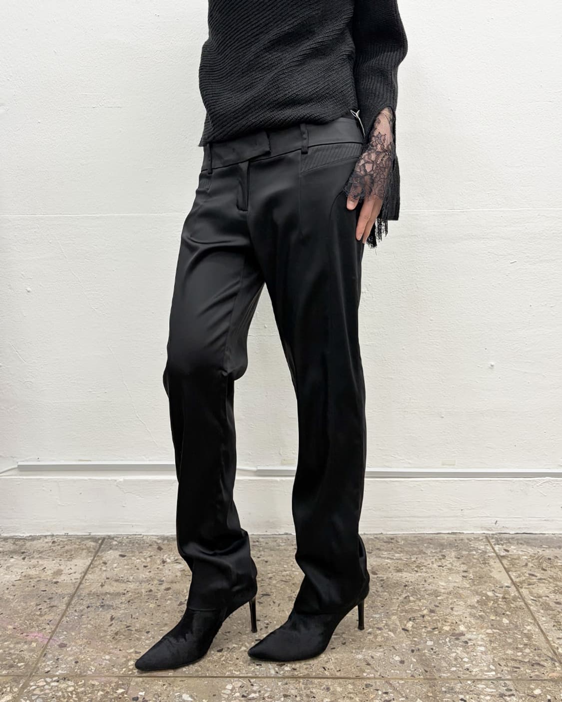 빈티지 새틴 트라우저 상품이미지3