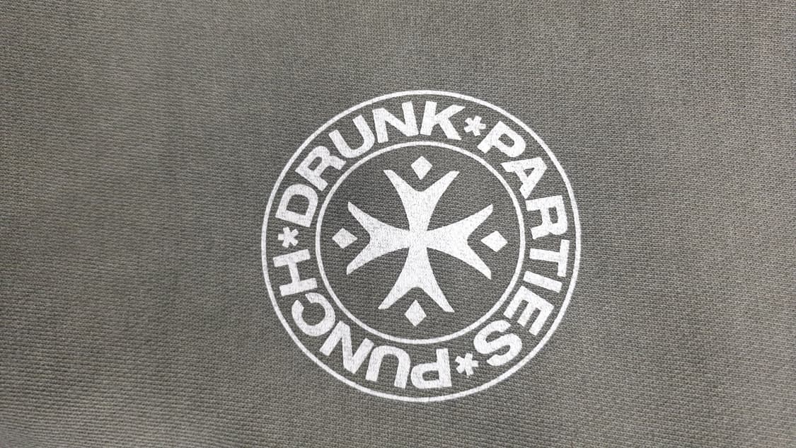 펀치드렁크파티즈 기모 후드티 올리브3사이즈 상품이미지8