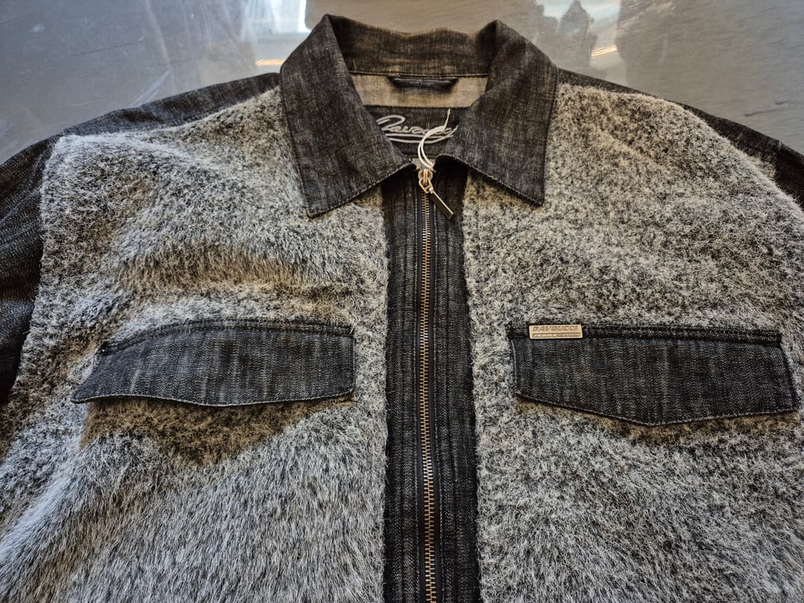 90s DAVOUCCI FUR 데님 자켓 상품이미지4