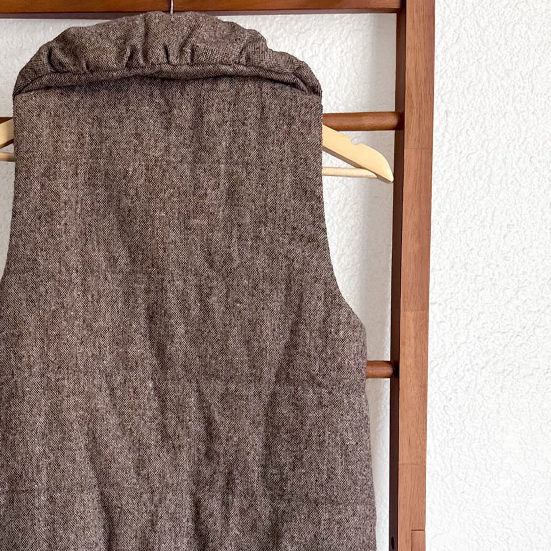 가든 브라운 울 패딩 조끼 상품이미지8