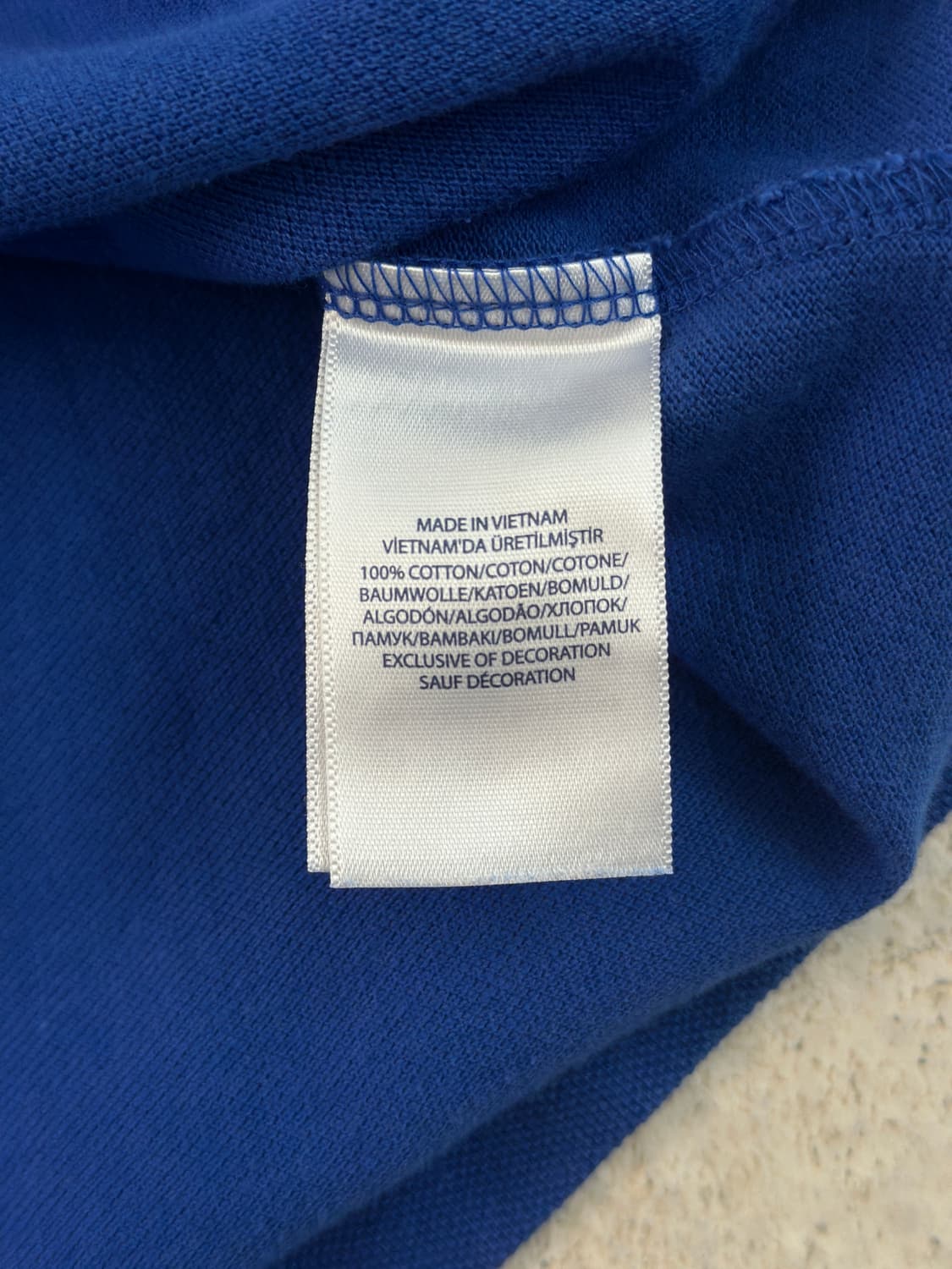 폴로 랄프로렌 블루/오렌지 빅포니 카라 티셔츠 상품이미지6