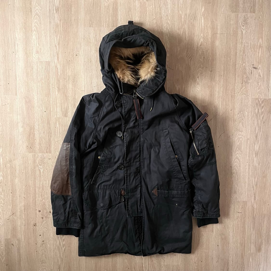 Kai-aakmann N-3B rabbit fur parka 상품이미지1