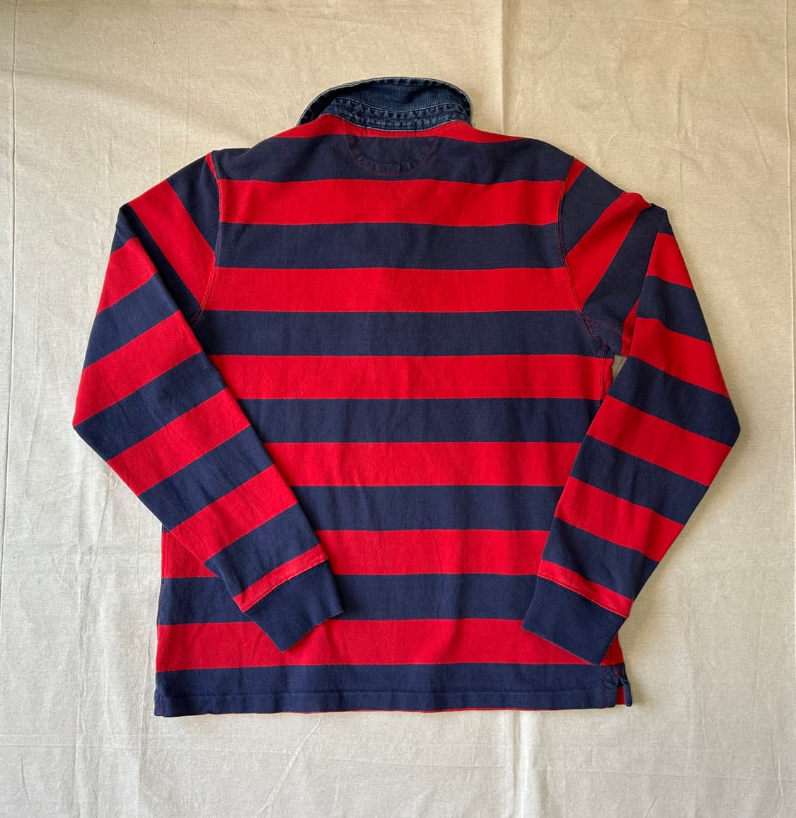 랄프로렌 스포츠 럭비 셔츠 Red/Navy 상품이미지6