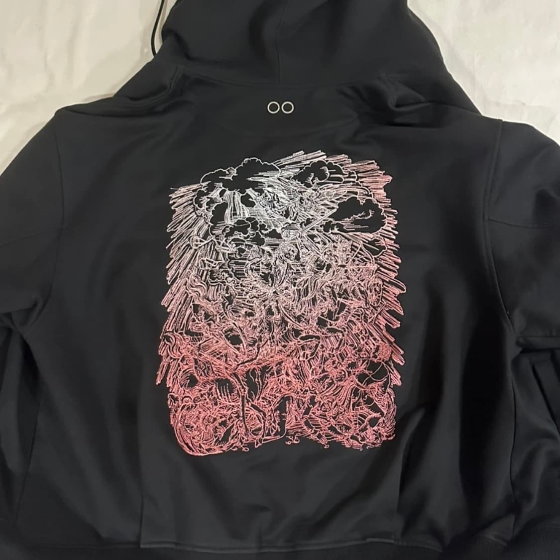 송지오옴므 자수 후드집업 상품이미지1