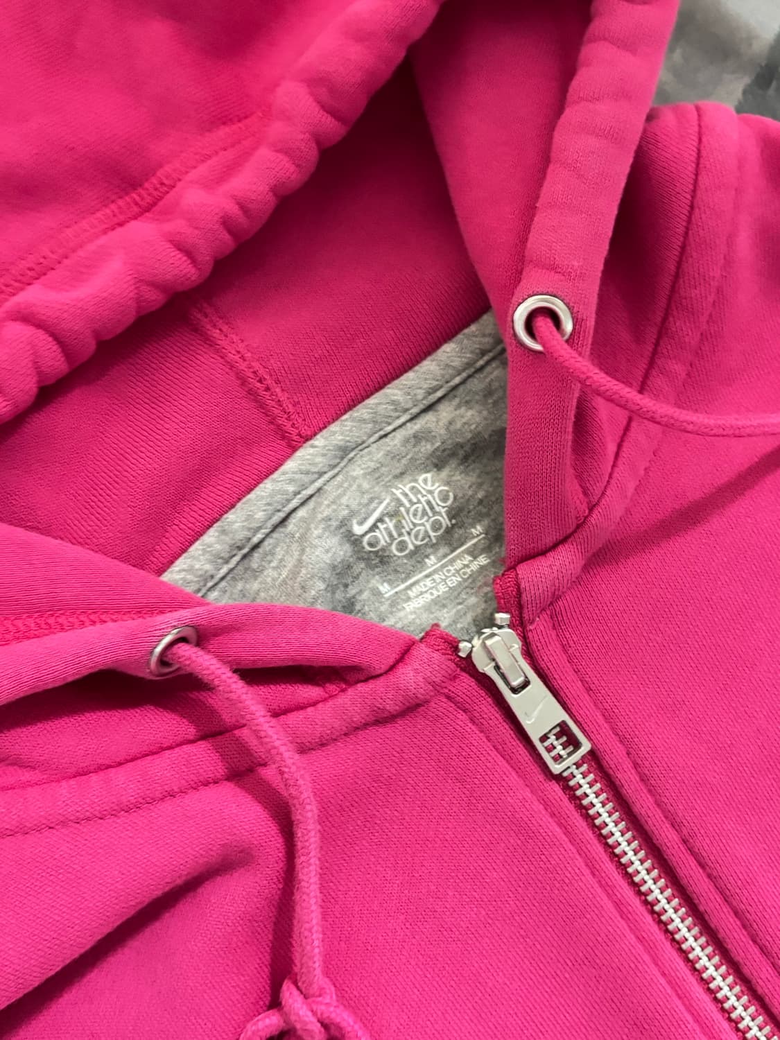 나이키 y2k 핫핑크 후드집업 상품이미지2