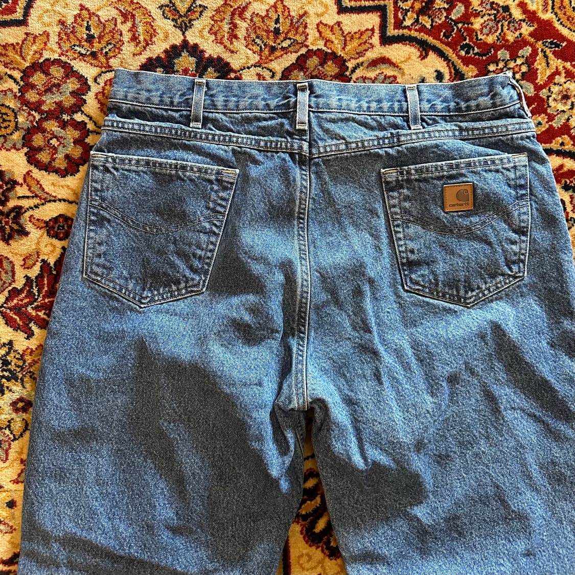 Carhartt B172 릴렉스드 핏 '체크 라이닝' 데님 팬츠  상품이미지7