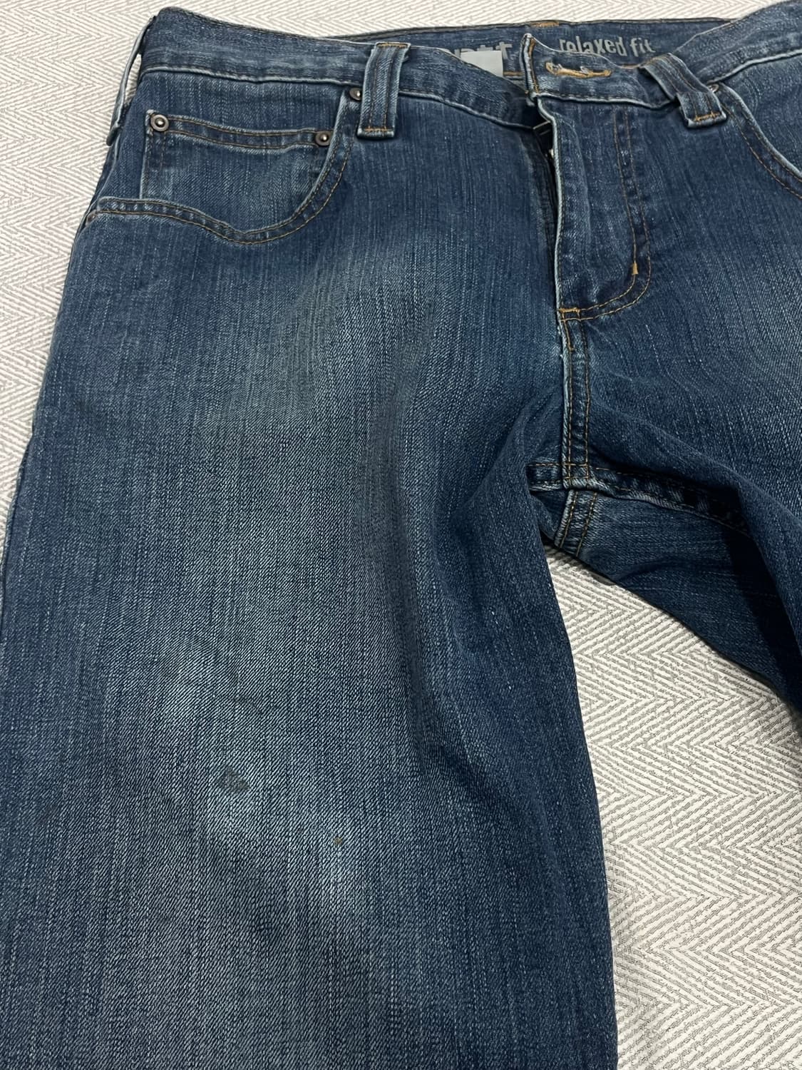 칼하트 릴렉스드핏 워싱 데님 팬츠 청바지 30인치 상품이미지8