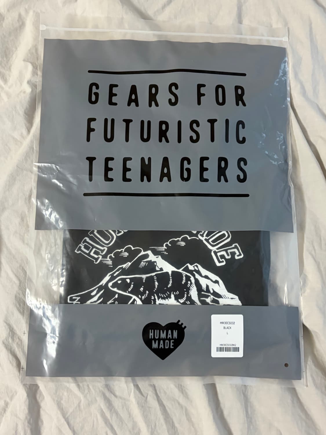 휴먼메이드 / 그래픽 티셔츠 블랙 / L 상품이미지3