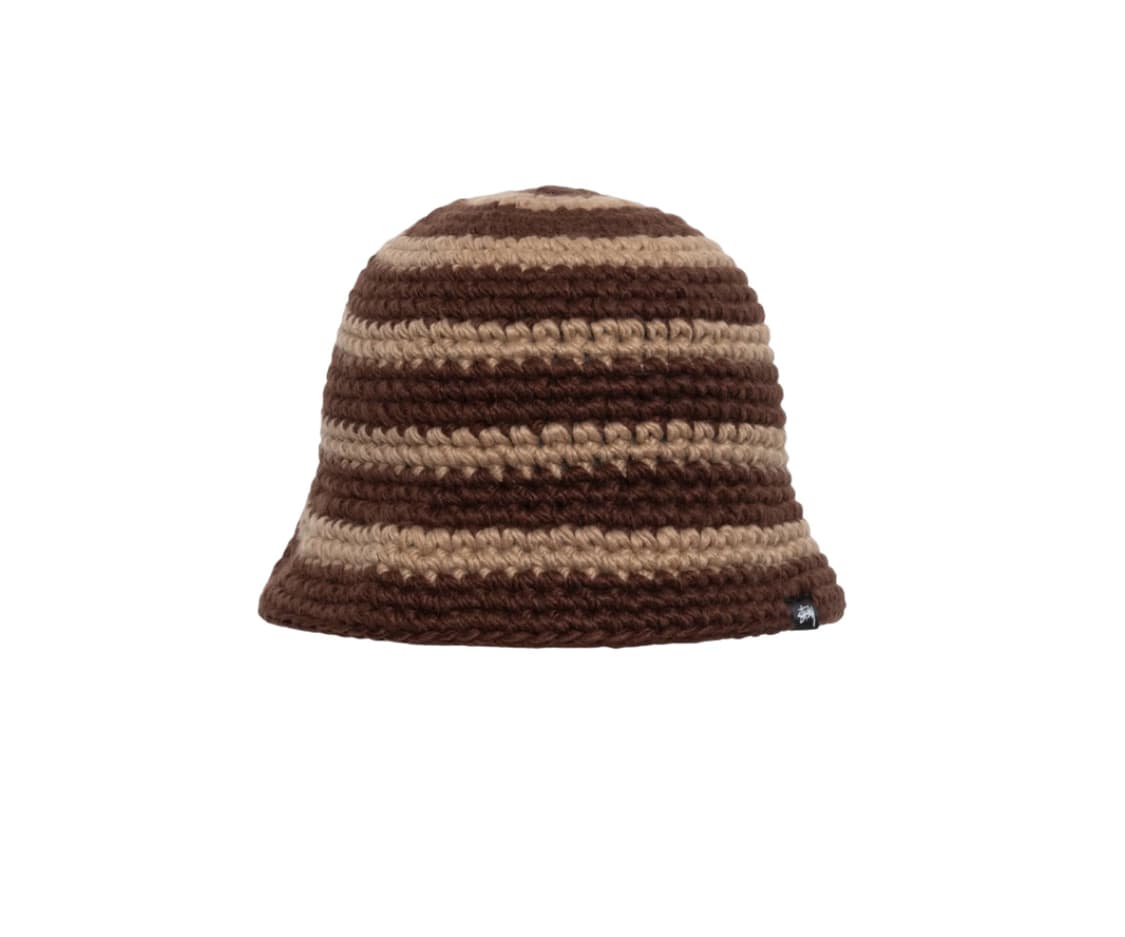 Stussy Swirl Knit Bucket Hat Brown 상품이미지1