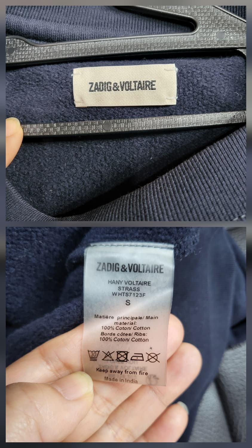 쟈딕앤볼테르 세미오버핏 맨투맨 상품이미지7