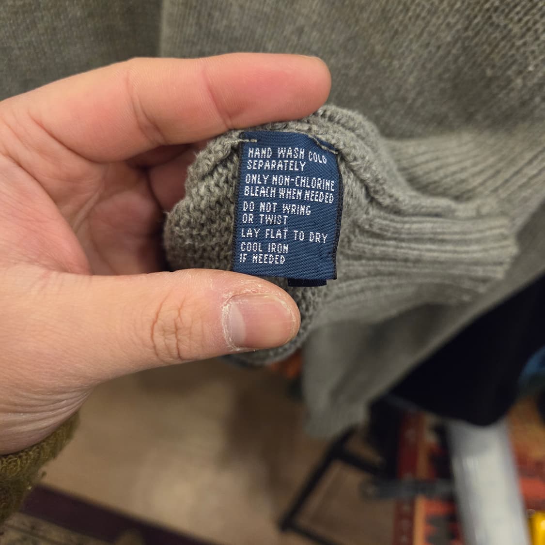 폴로 빅포니 니트집업 m 상품이미지5