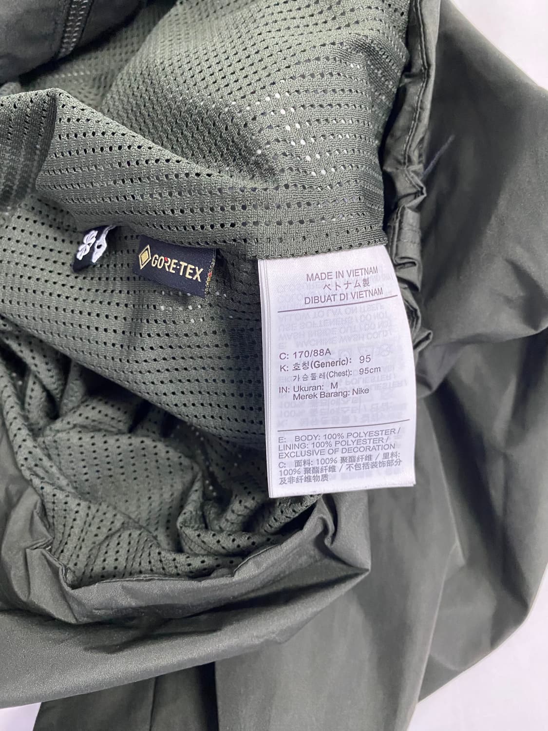나이키 스톰핏 고어텍스 테크팩 바람막이 후드자켓 M 상품이미지9