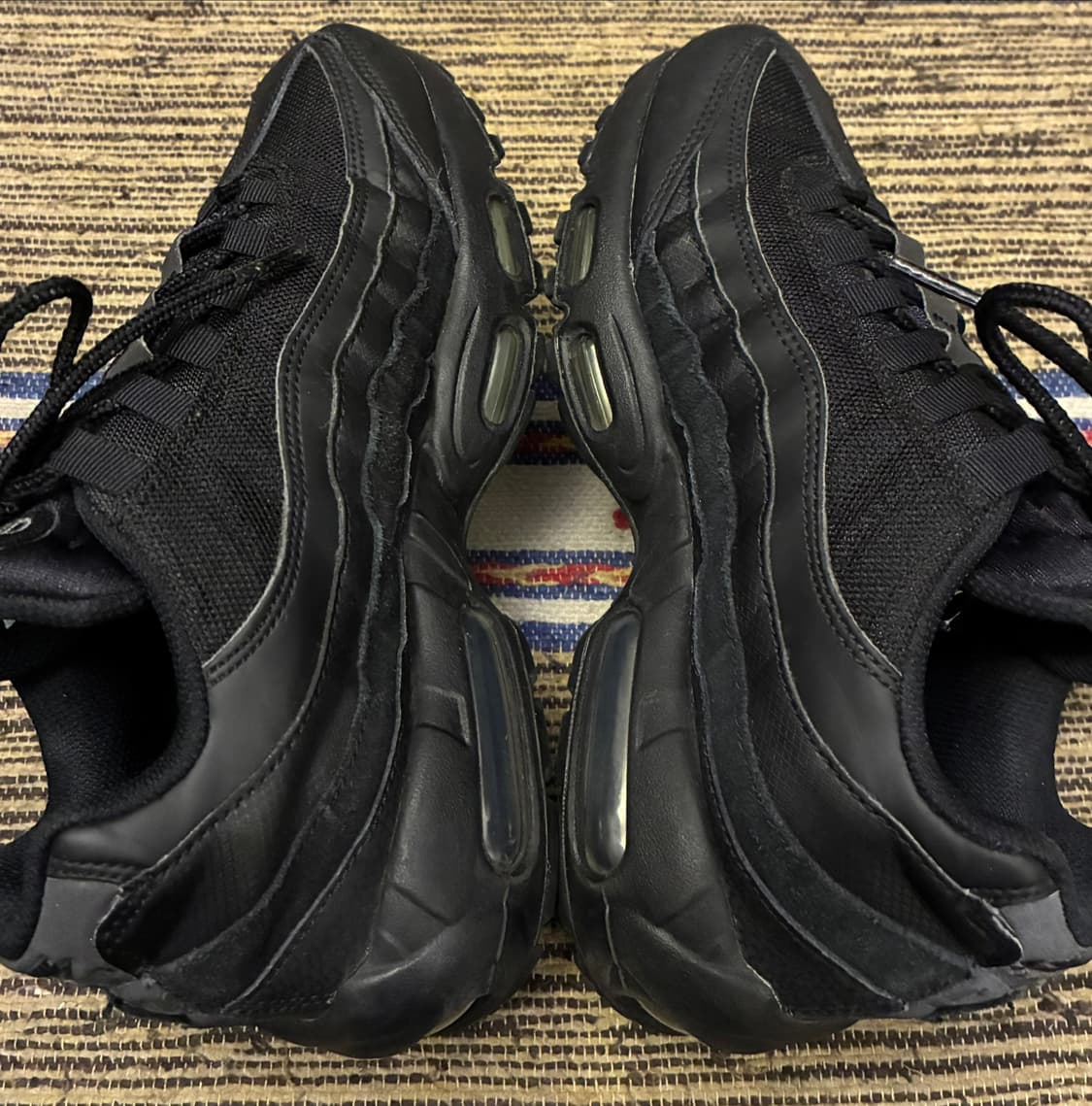 (250)나이키 에어맥스 95 트리플블랙 올검 에센셜 맥스95 상품이미지4