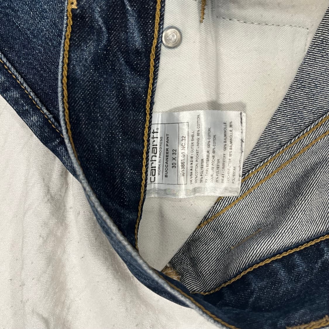 Carhartt 칼하트 BUCCANEER 데님 팬츠 30x32 상품이미지3