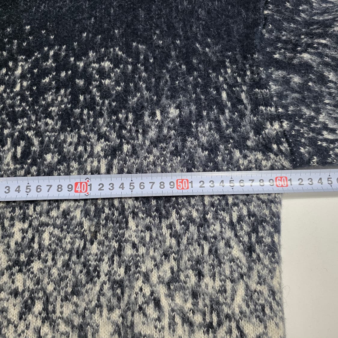 0145 니티드 KNITTED 그라데이션 헤어니트 L 공용 상품이미지3