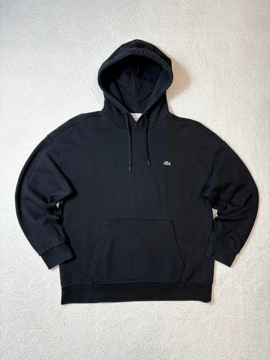 라코스테 헤비코튼 로고 오버 후드티 pn6179 상품이미지1