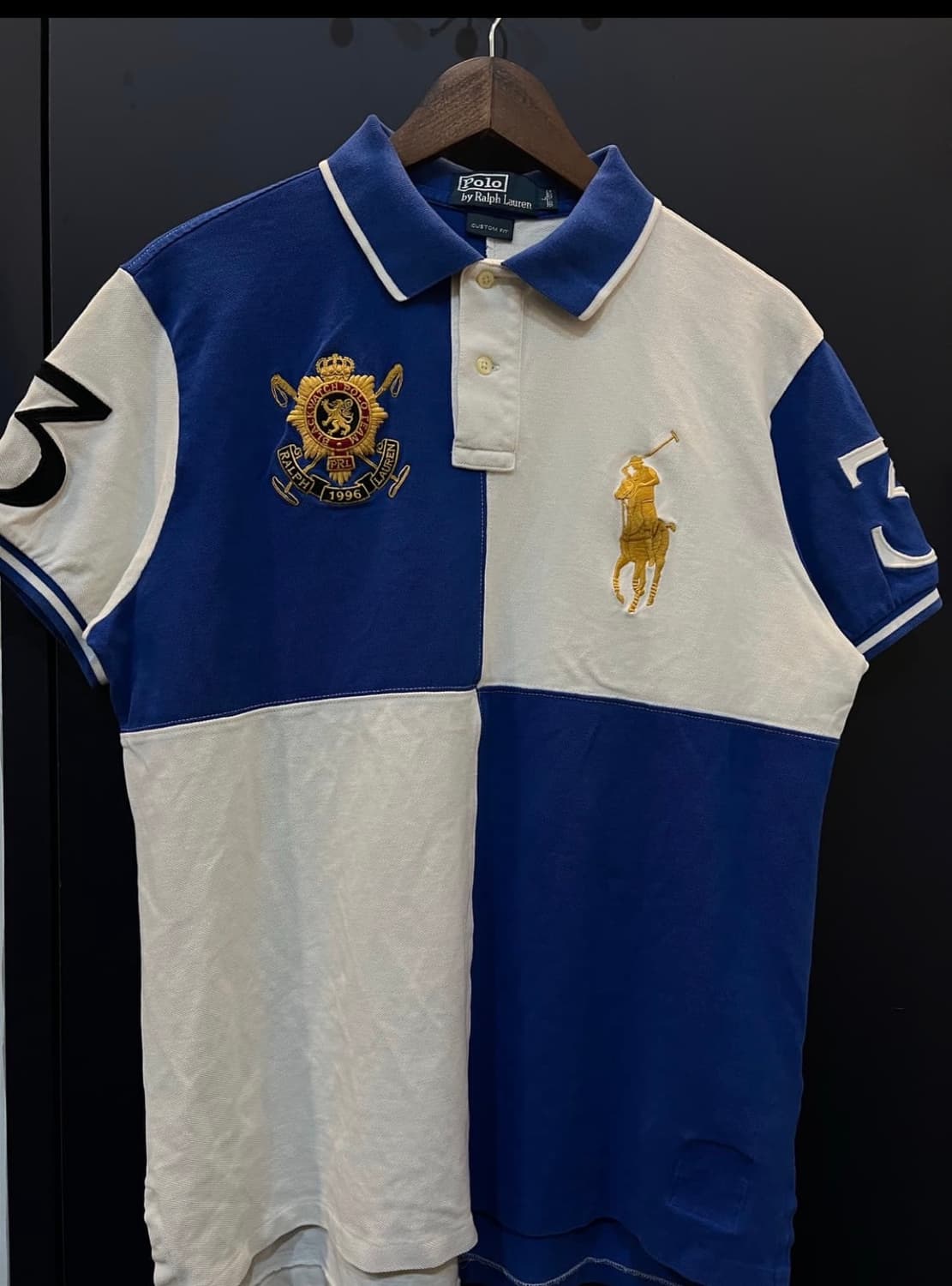 폴로 랄프로렌 1996 블랙와치 카라 반팔 상품이미지1