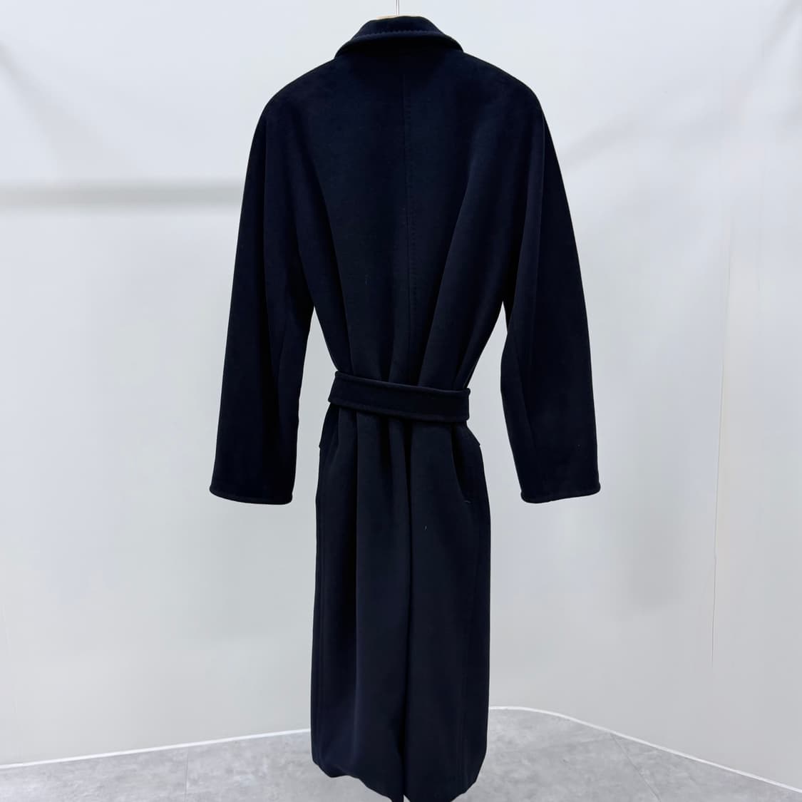 [S+급/40] 막스마라 마담 아이콘 여성 코트 네이비 상품이미지4