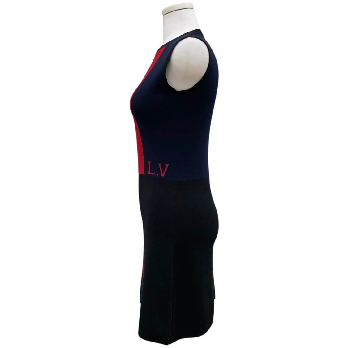 루이비통 LV 울 실크 민소매 니트 원피스 상품이미지3