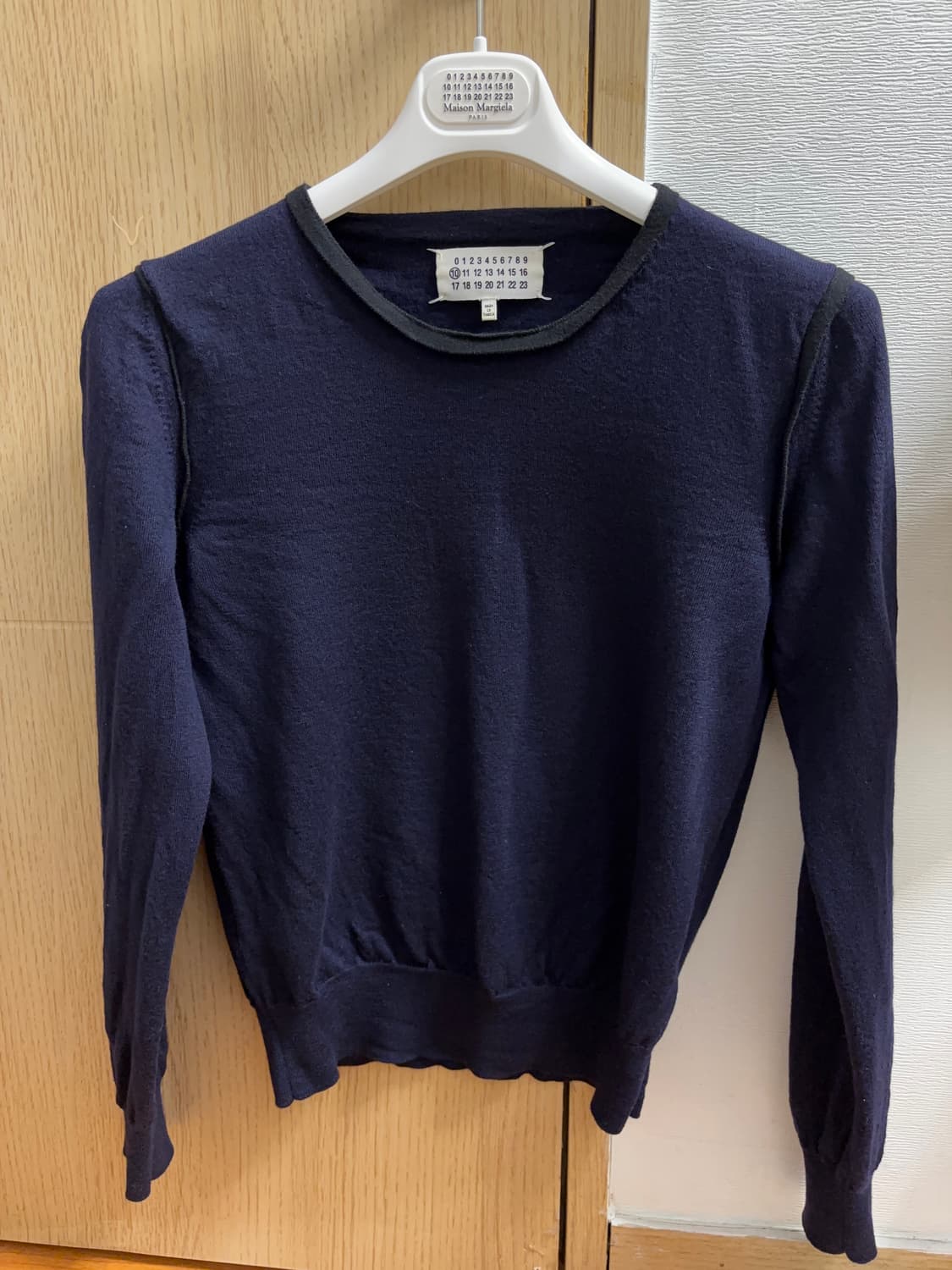 메종 마르지엘라 네이비 니트 S 상품이미지2