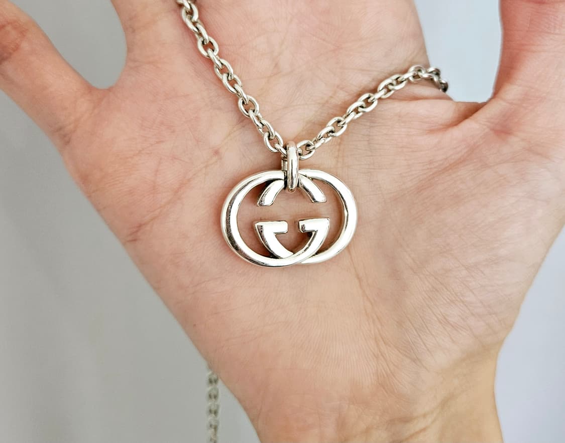 구찌 인터로킹 G 펜던트 목걸이[남녀공용] [정품] 상품이미지4