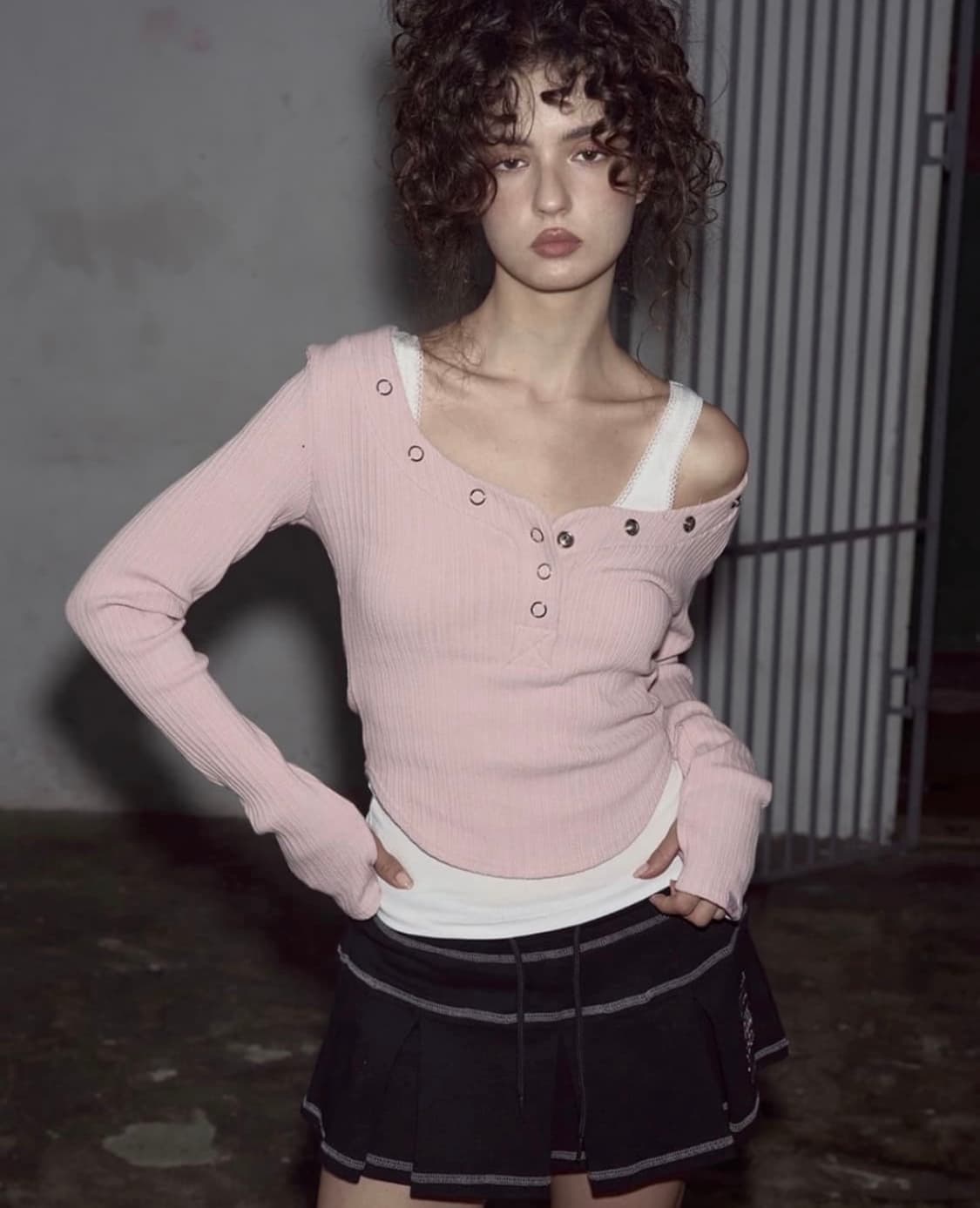 플리즈노팔로우 플노팔 버니탑 핑크 상품이미지1