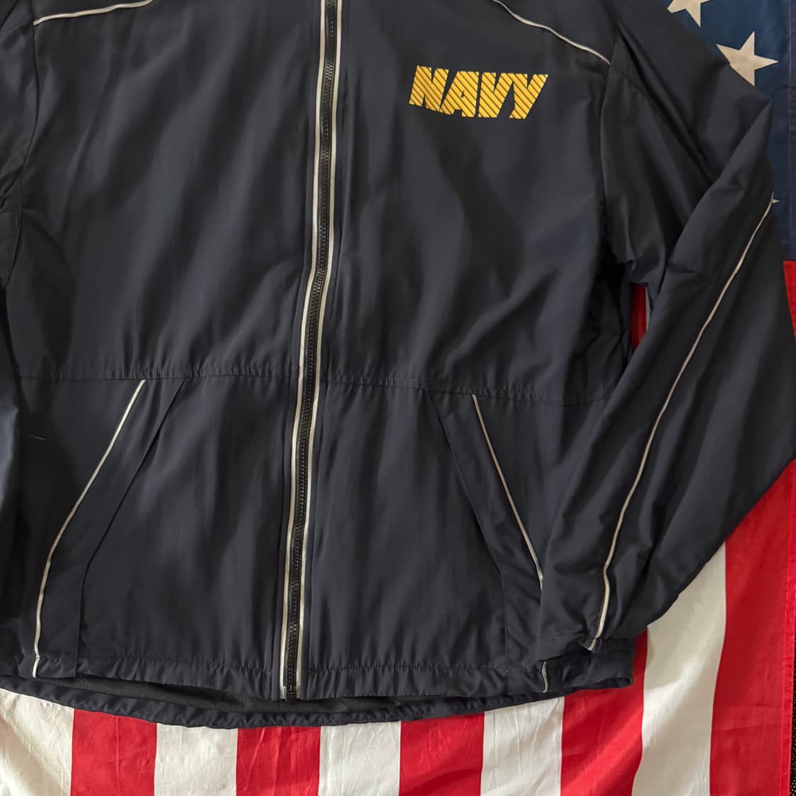 [M] 밀리터리 미 해군 NAVY 바람막이 러닝 자켓 -6 상품이미지5