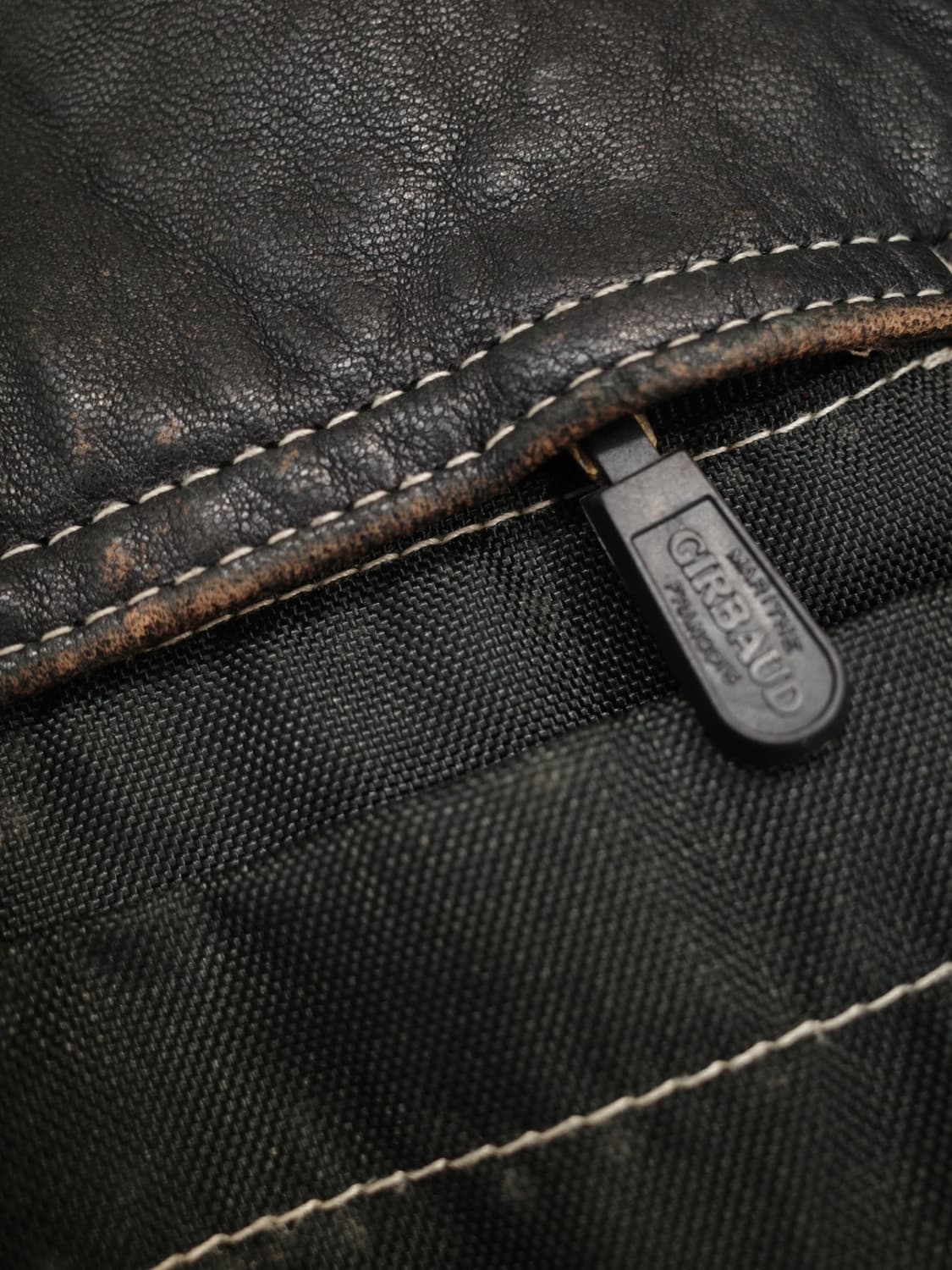 90‘s 마리떼 프랑소와 저버 레더 베스트 상품이미지4