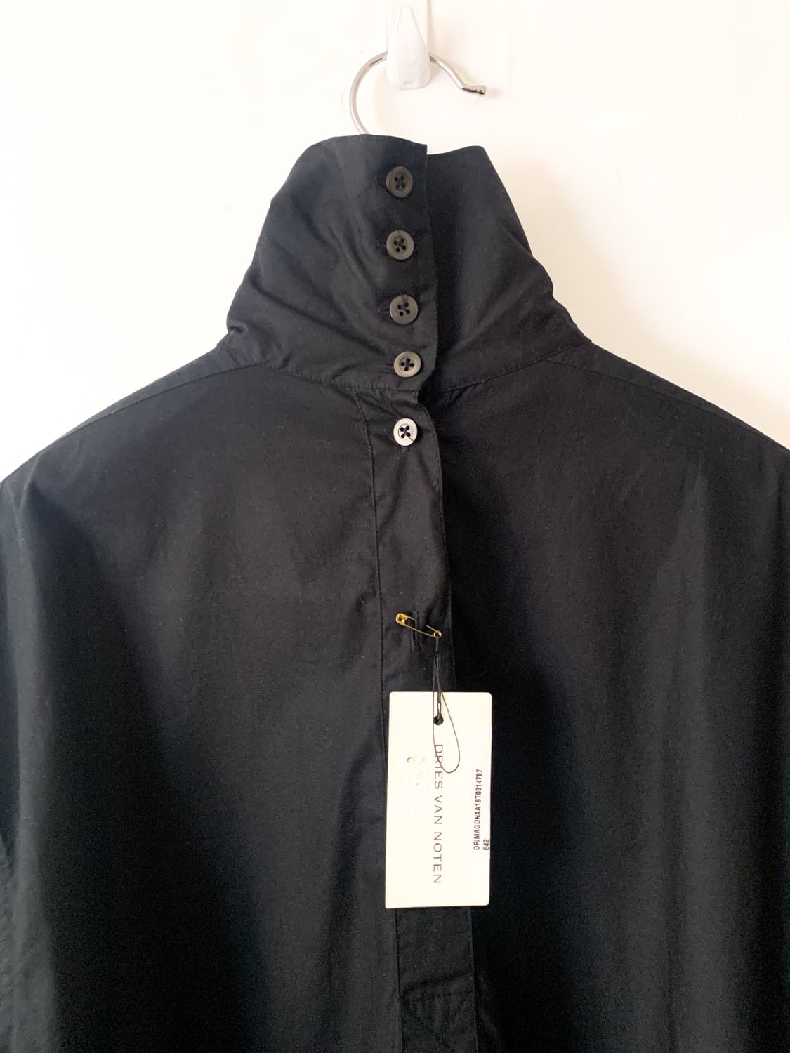 드리스 반 노튼 프론트 러플 블라우스 상품이미지7