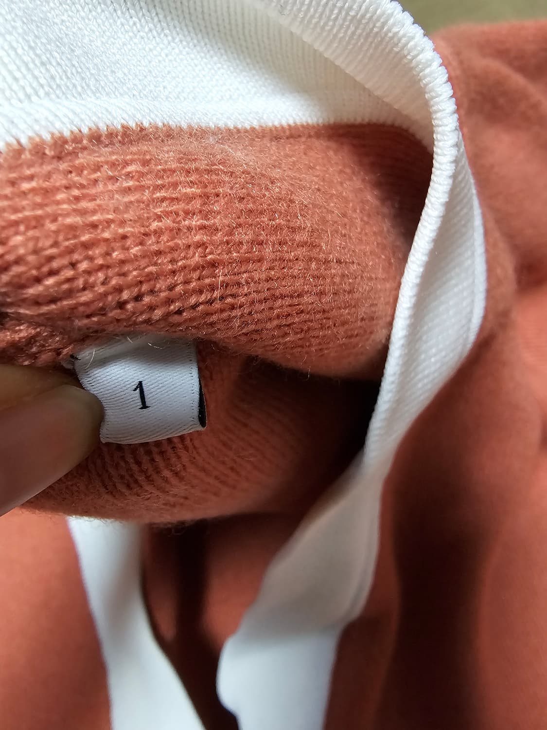 정품) sandro 산드로 캐시미어 울 가디건 피치컬러 상품이미지5