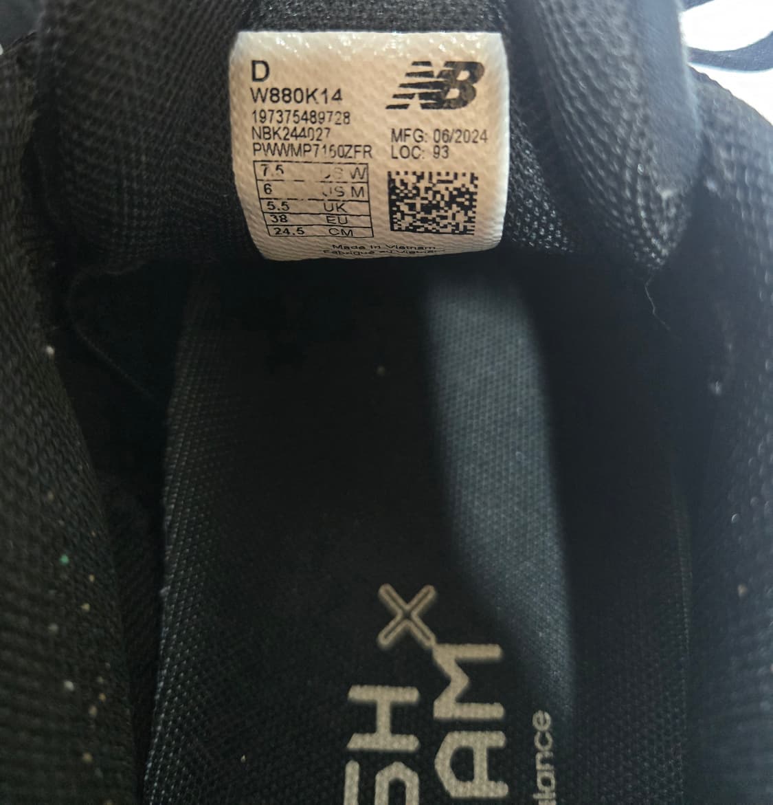 뉴발란스 Fresh Foam 880 러닝화 블랙 245 상품이미지5