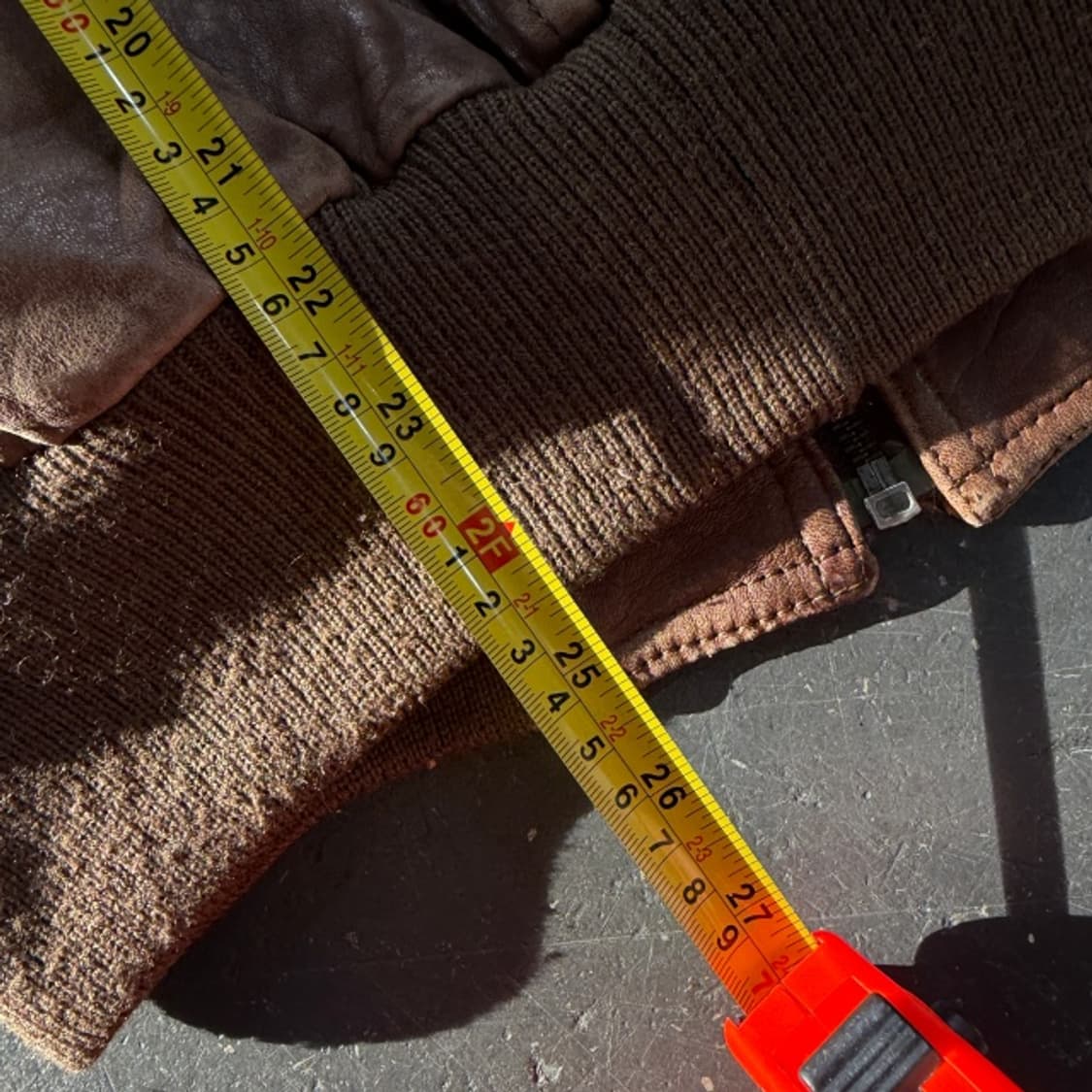 100 멘즈비기 양가죽 봄버 자켓  상품이미지9