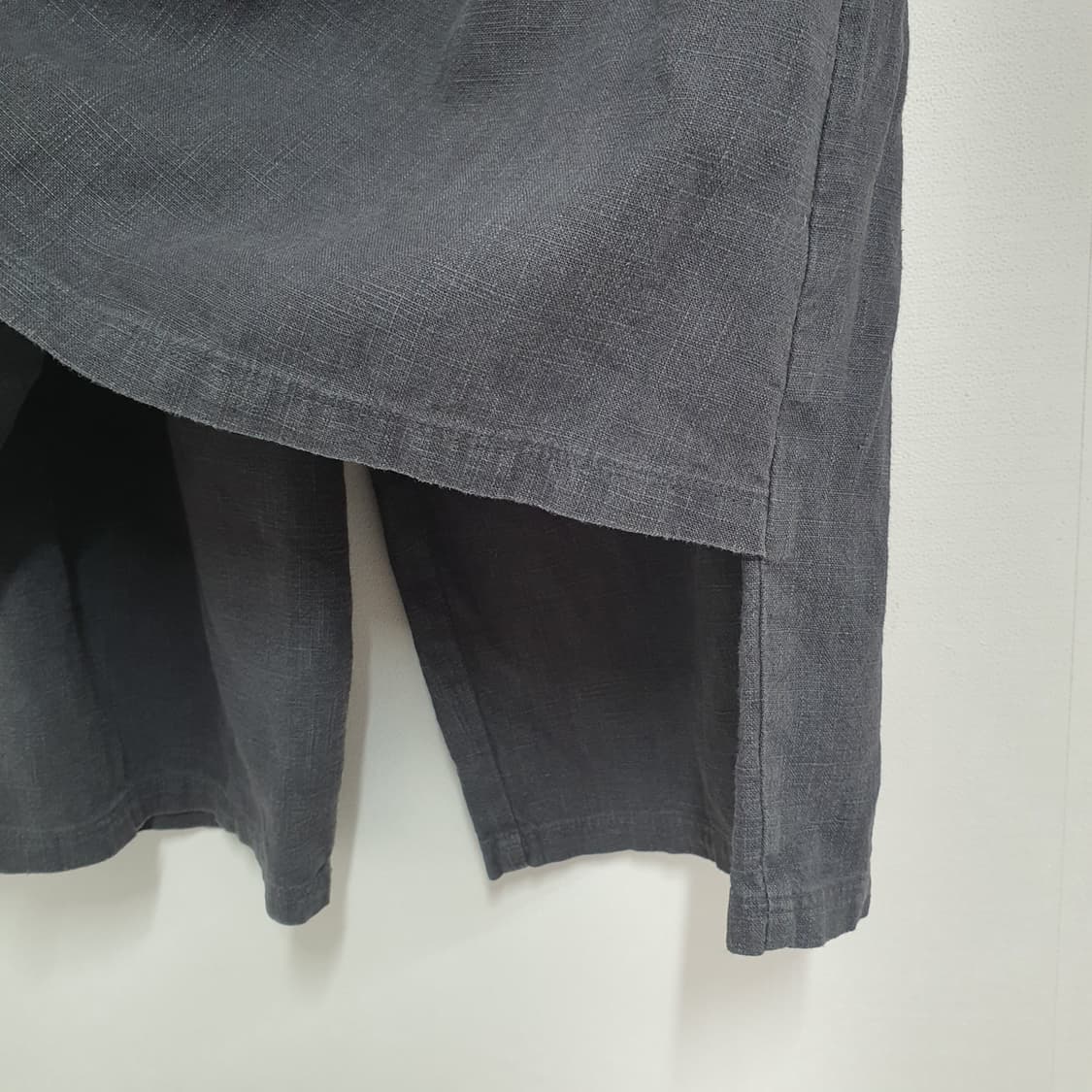 빈티지 젠더리스 린넨 레이어드 스커트팬츠 상품이미지4