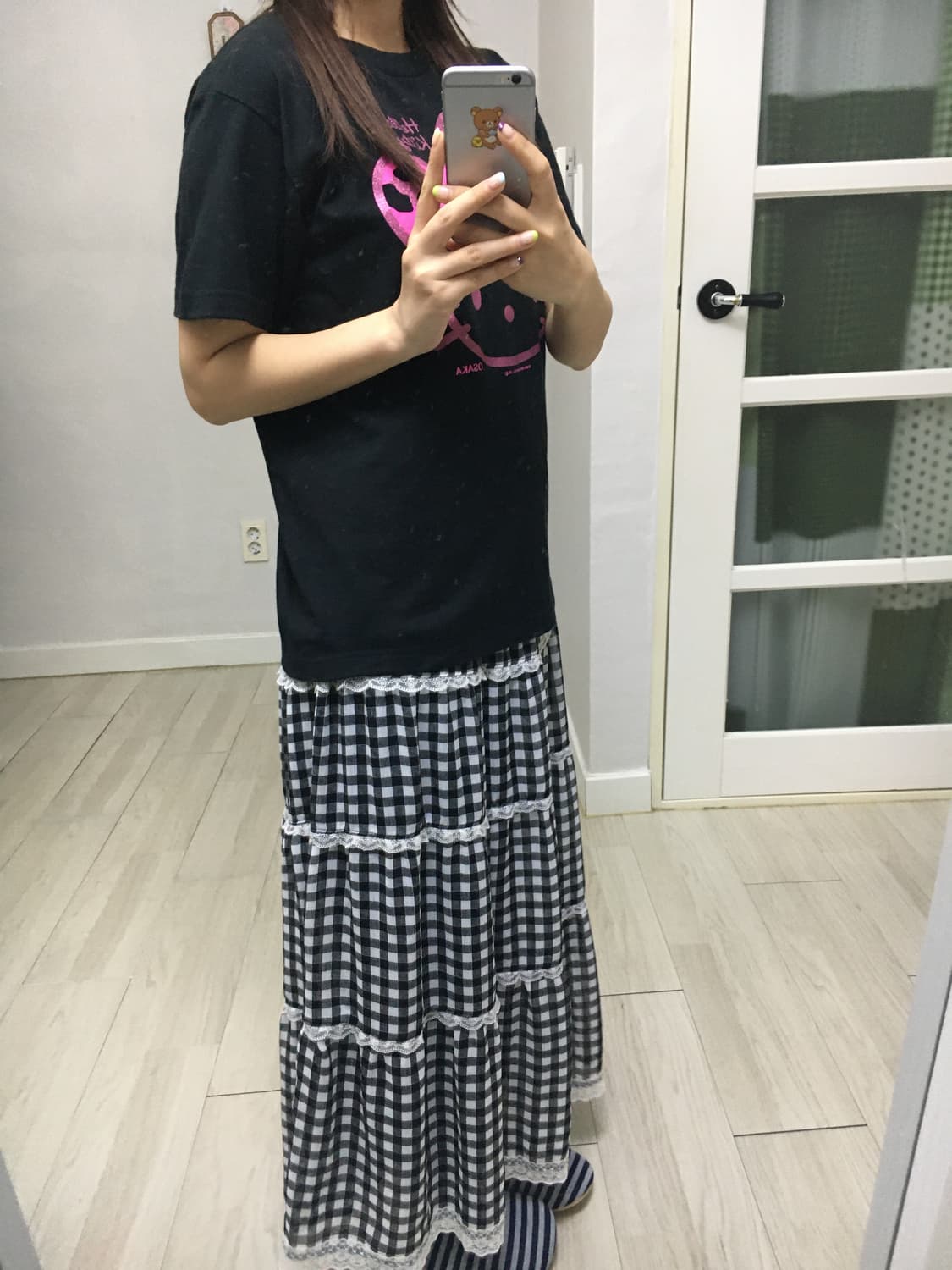 블랙 키티 반소매 티셔츠 상품이미지4